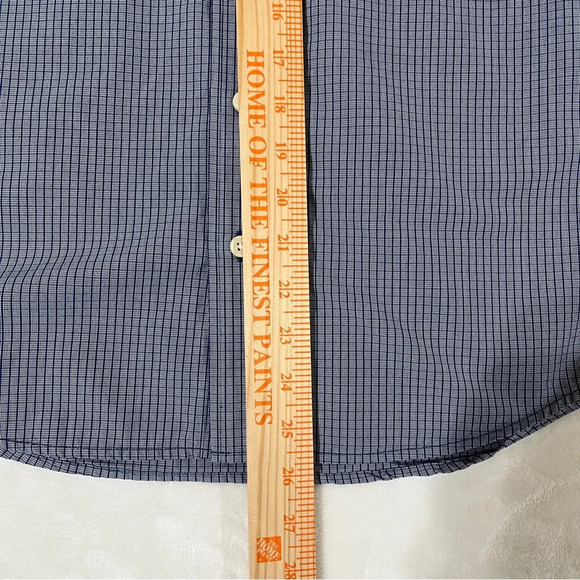 ABERCROMBIE & FITCH Mens Button Down Long Sleeve Muscle Shirt Blue White Small - Picture 9 of 9